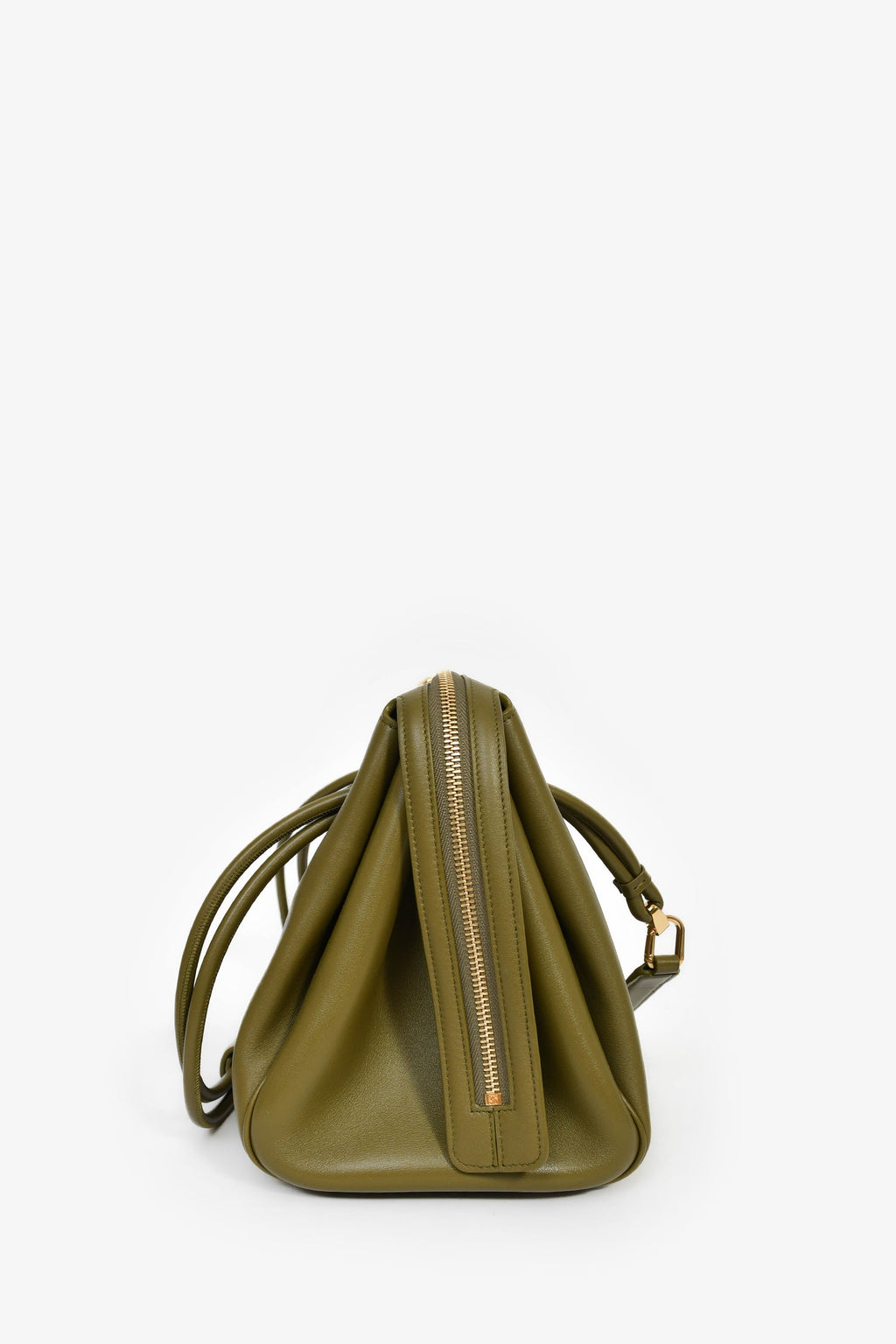 Loewe 2025 Olive Green Leather Medium Madrid Bag