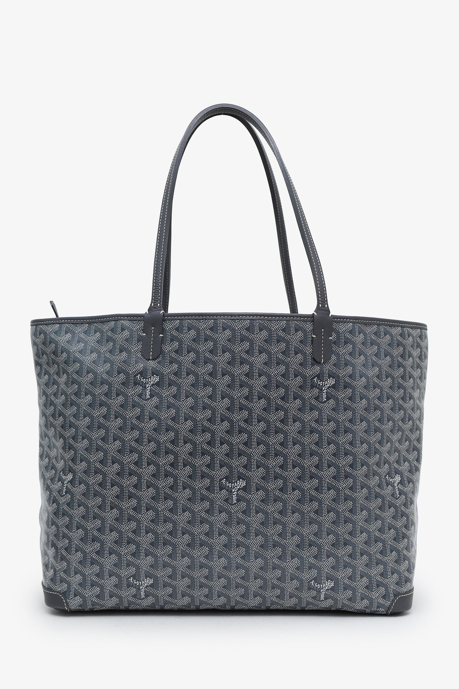 Goyard Grey Goyardine Artois Tote MM