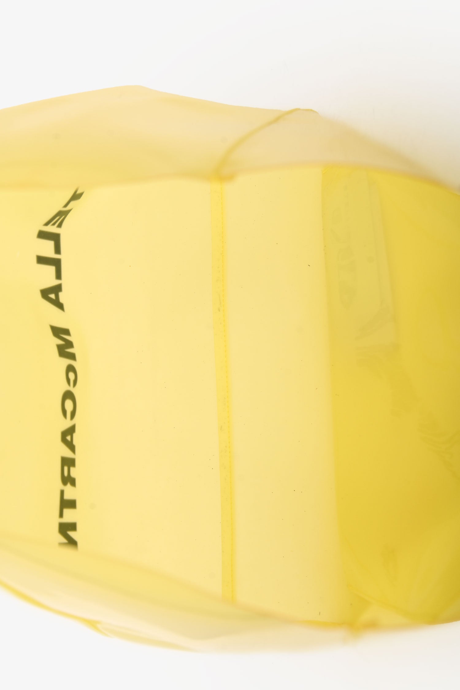 Stella McCartney Yellow Clear Logo Tote Bag