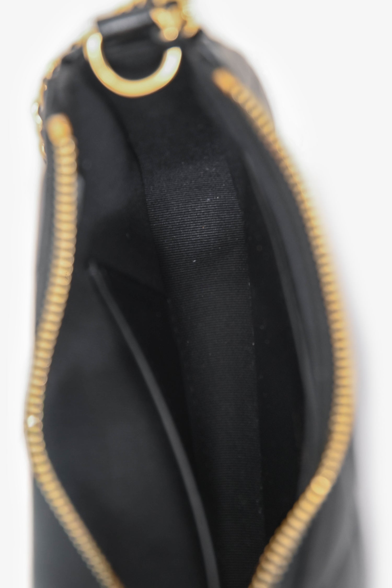 Chanel™ Black Quilted Lambskin Mini Hobo Shoulder Bag with Heart Chain GHW