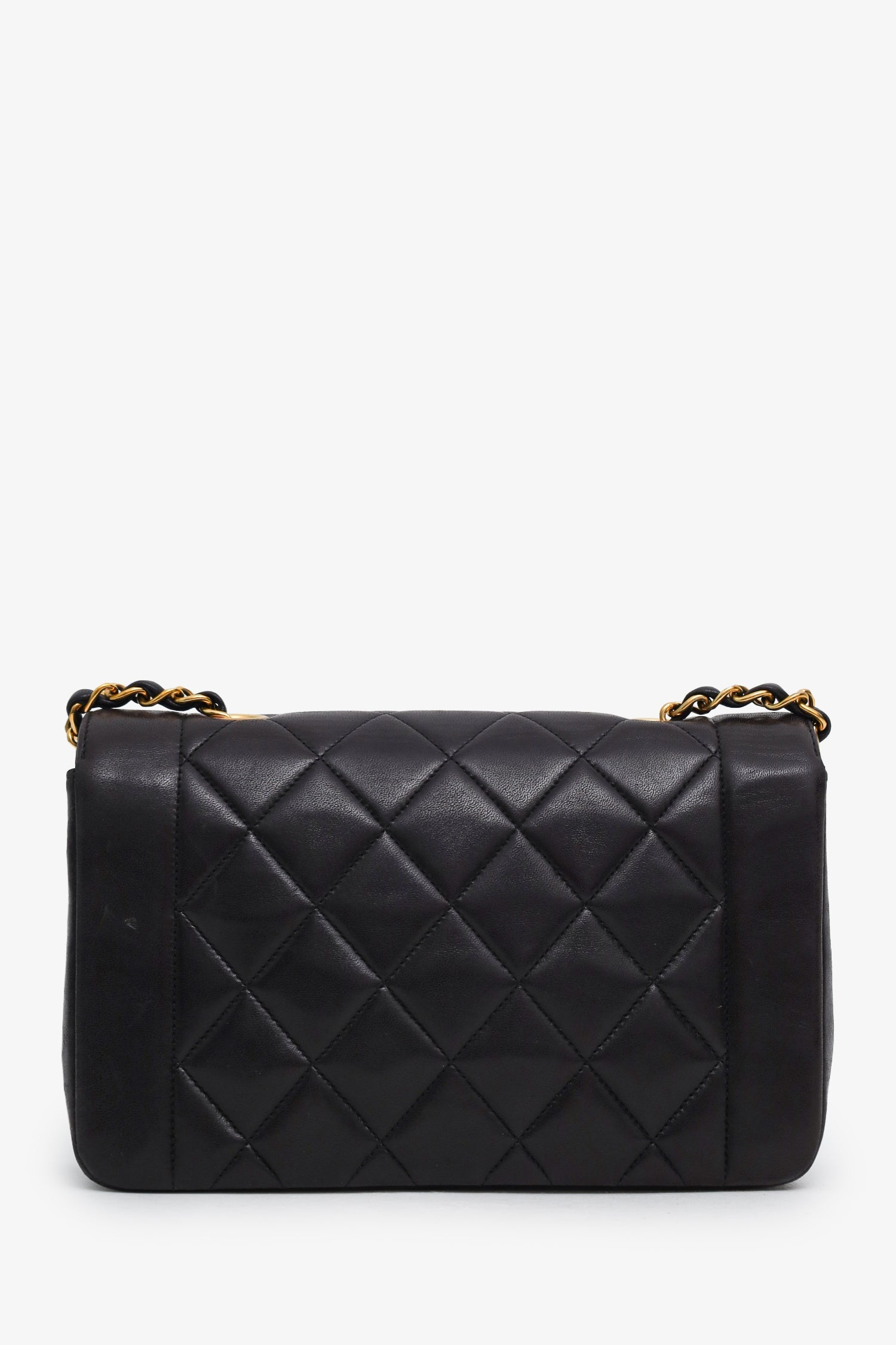 Chanel™ 1994-96 Brown Quilted Lambskin Small Diana Flap Bag
