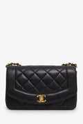 Chanel™ 1994-96 Brown Quilted Lambskin Small Diana Flap Bag
