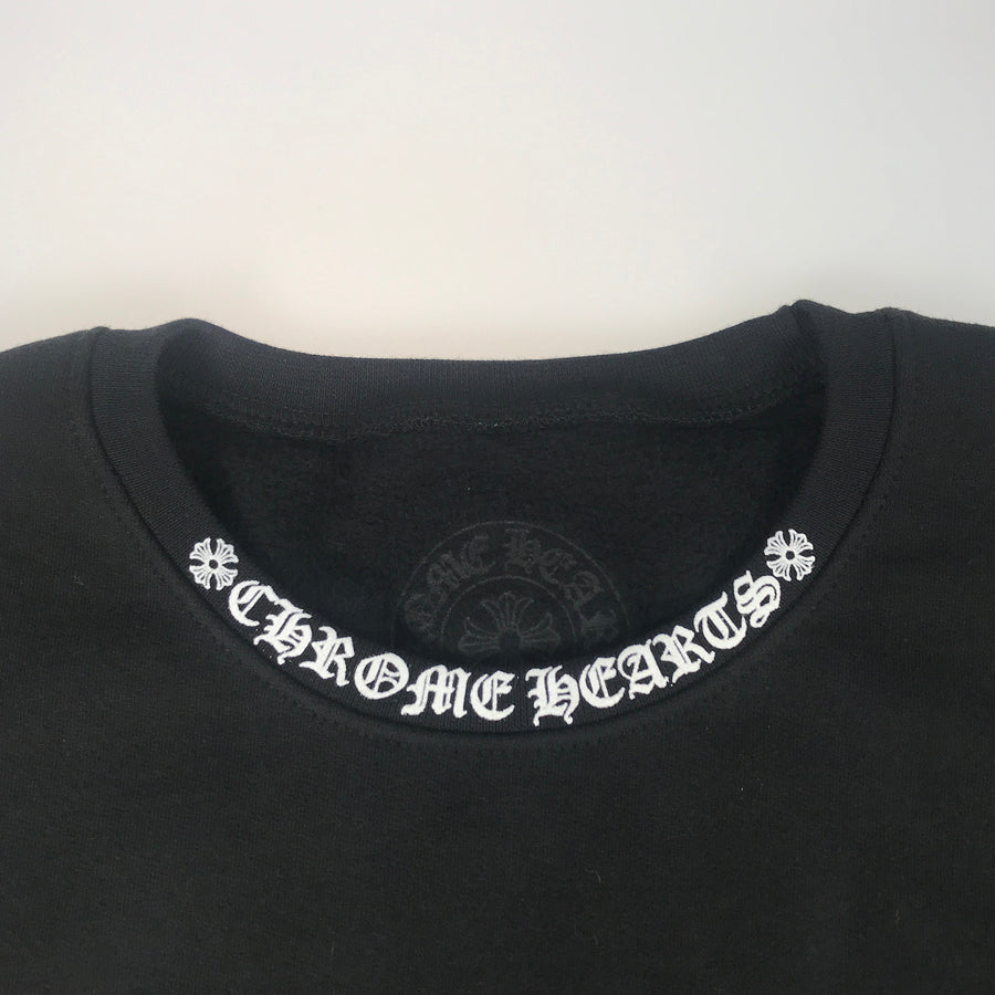 CHROME HEARTS Neck logo print size M Men's Sweatshirt
