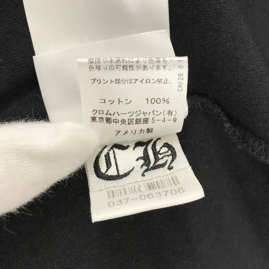 CHROME HEARTS Neck logo print long T-shirt #M Men's T-shirt