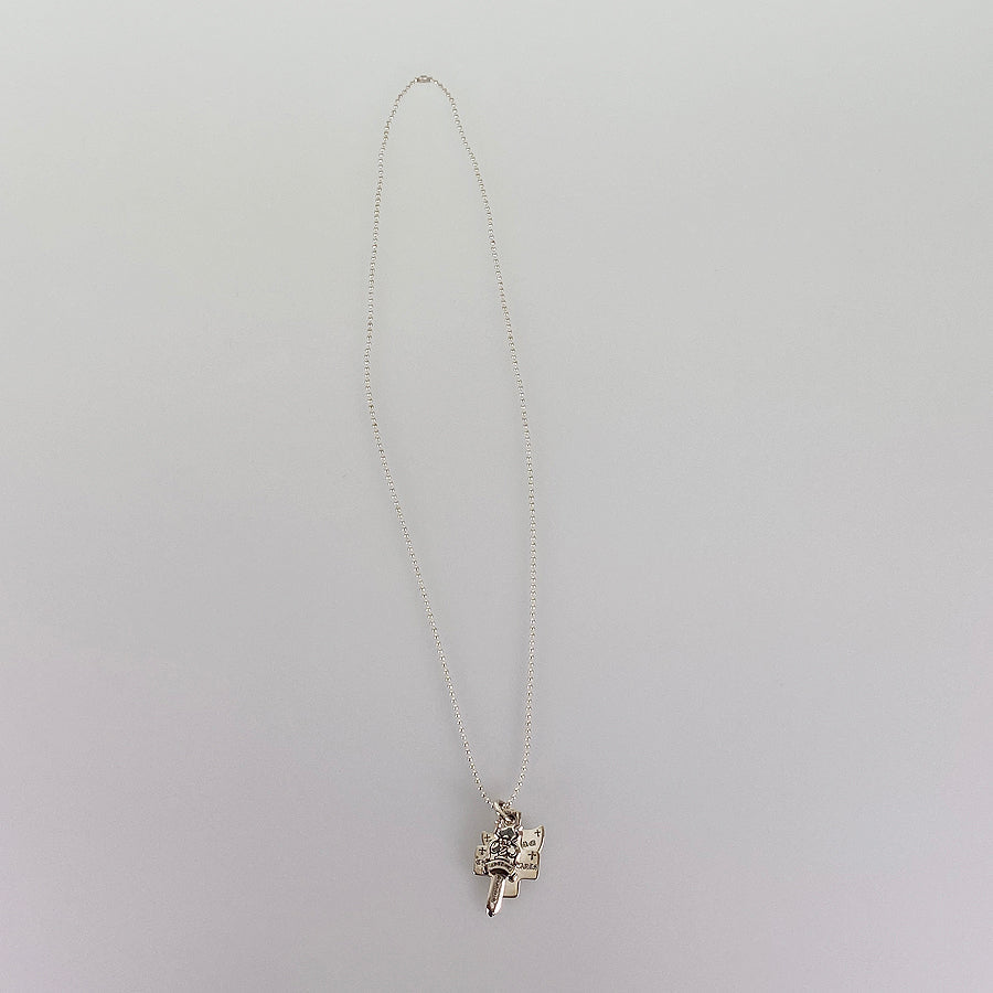 CHROME HEARTS Three Trinkets Pendant Necklace
