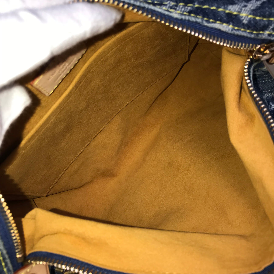 LOUIS VUITTON Monogram Denim Baggy PM M95049 Shoulder bag