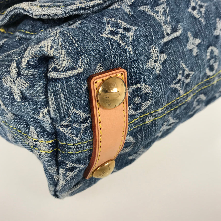 LOUIS VUITTON Monogram Denim Baggy PM M95049 Shoulder bag