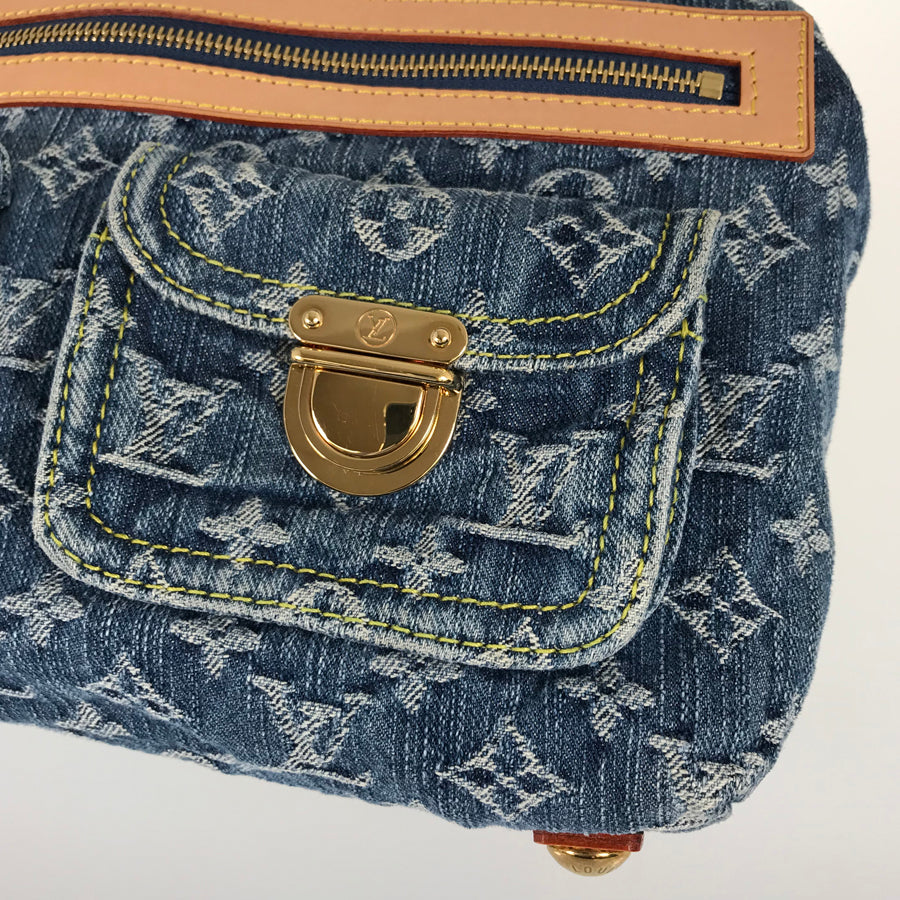 LOUIS VUITTON Monogram Denim Baggy PM M95049 Shoulder bag