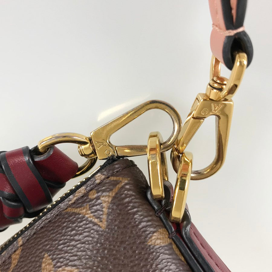 LOUIS VUITTON Monogram Mini Zipped Hobo M55090 Hand bag