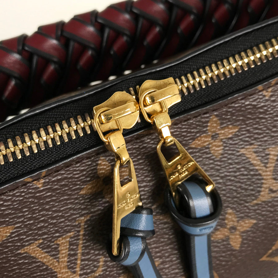 LOUIS VUITTON Monogram Mini Zipped Hobo M55090 Hand bag