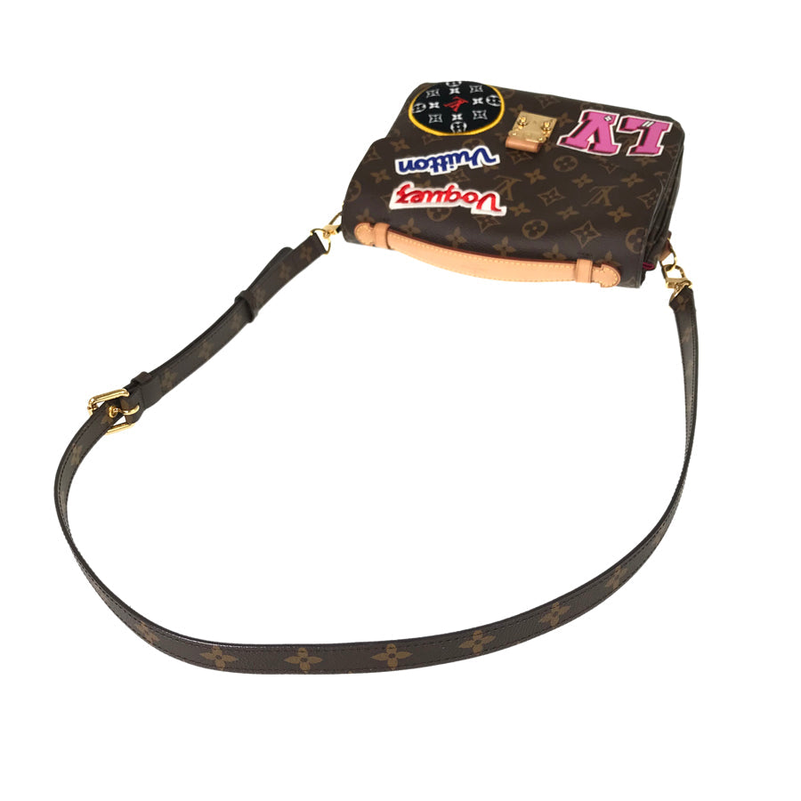 LOUIS VUITTON Monogram Pochette Metis MM Patches M43991 Hand bag