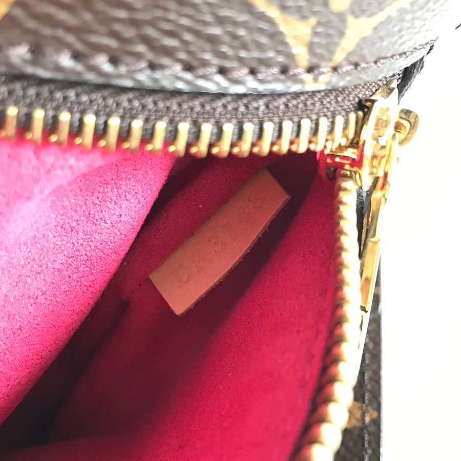 LOUIS VUITTON Monogram Pochette Metis MM Patches M43991 Hand bag