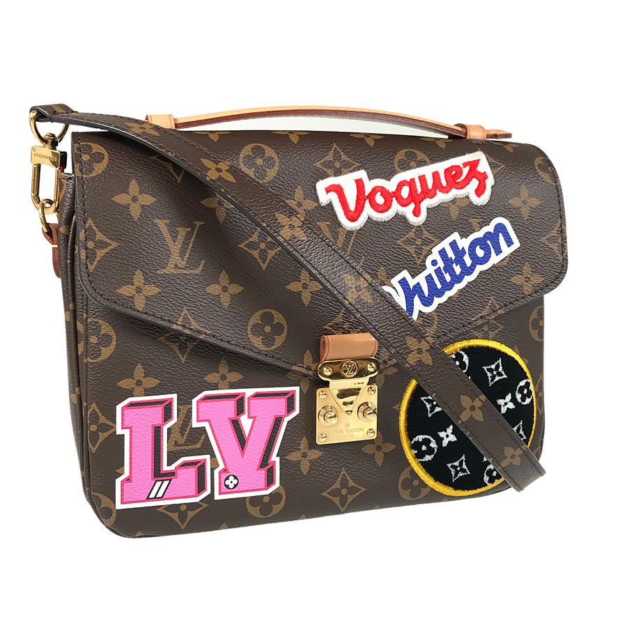 LOUIS VUITTON Monogram Pochette Metis MM Patches M43991 Hand bag