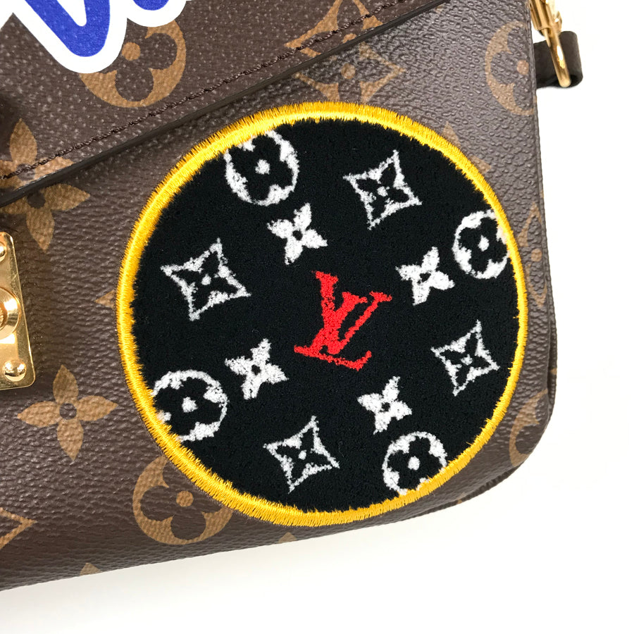 LOUIS VUITTON Monogram Pochette Metis MM Patches M43991 Hand bag