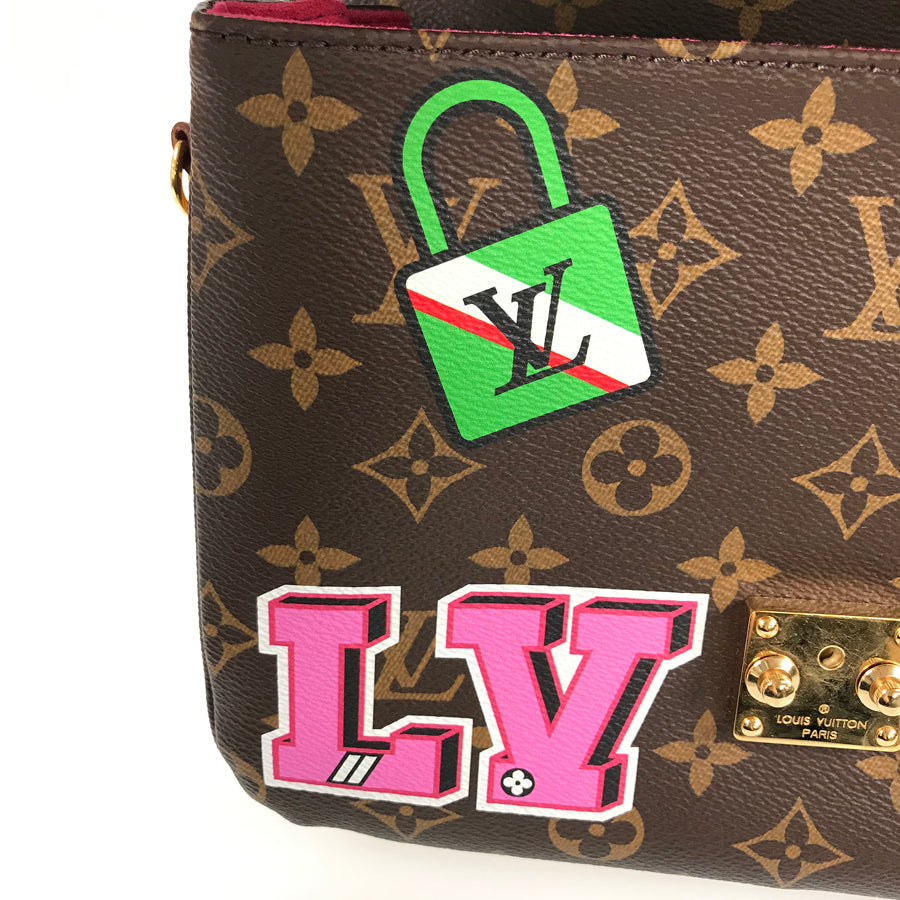 LOUIS VUITTON Monogram Pochette Metis MM Patches M43991 Hand bag