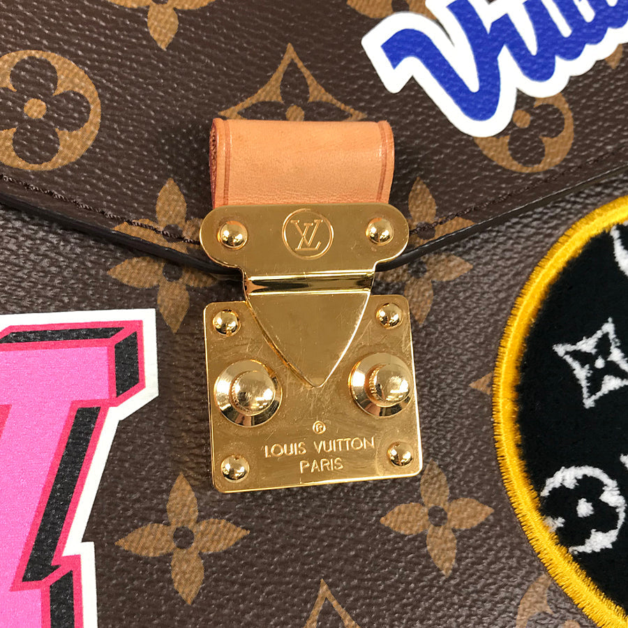 LOUIS VUITTON Monogram Pochette Metis MM Patches M43991 Hand bag