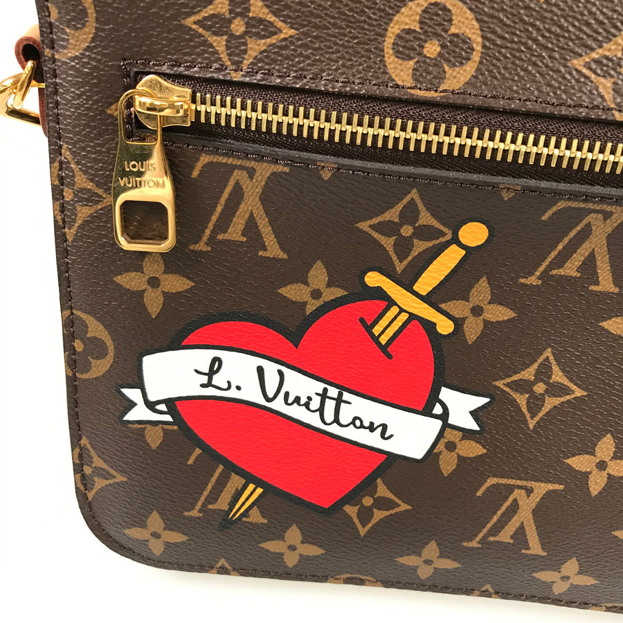 LOUIS VUITTON Monogram Pochette Metis MM Patches M43991 Hand bag
