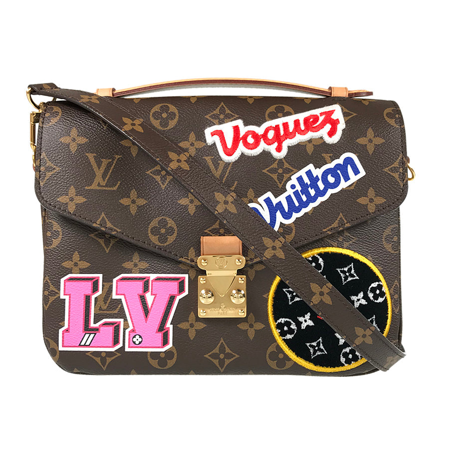 LOUIS VUITTON Monogram Pochette Metis MM Patches M43991 Hand bag