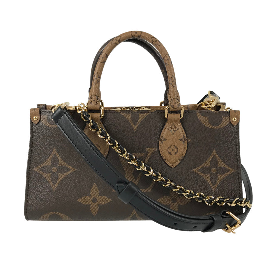 LOUIS VUITTON Monogram Giant Reverse On the Go EW Chain M14236 Hand bag
