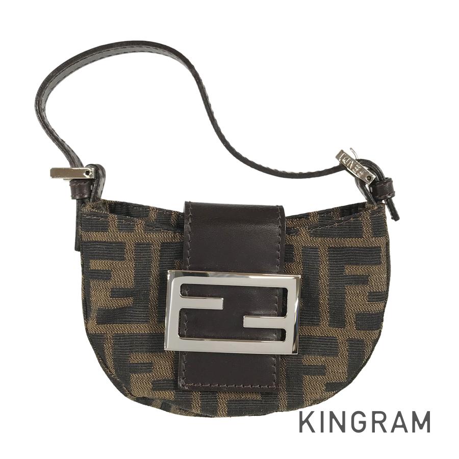 FENDI Zucca Mini Croissants Hand bag