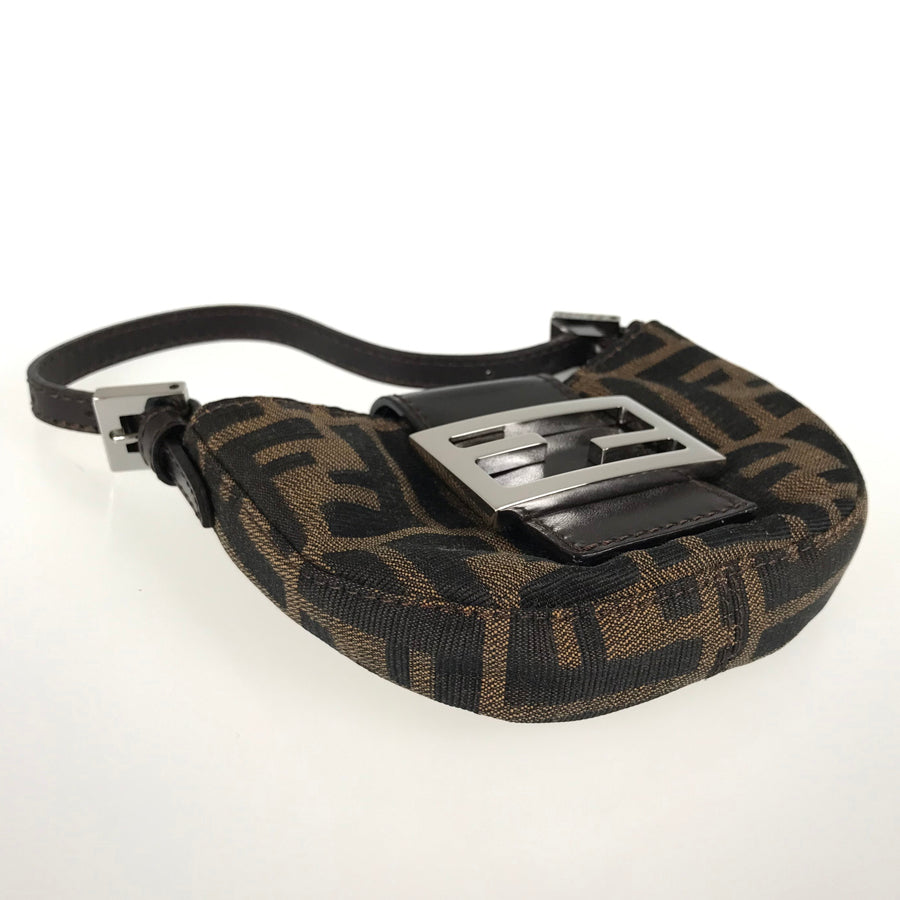 FENDI Zucca Mini Croissants Hand bag