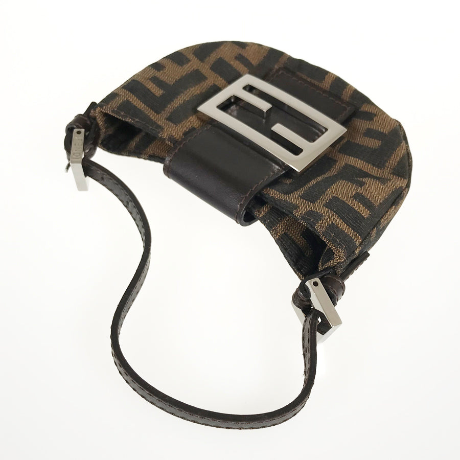 FENDI Zucca Mini Croissants Hand bag