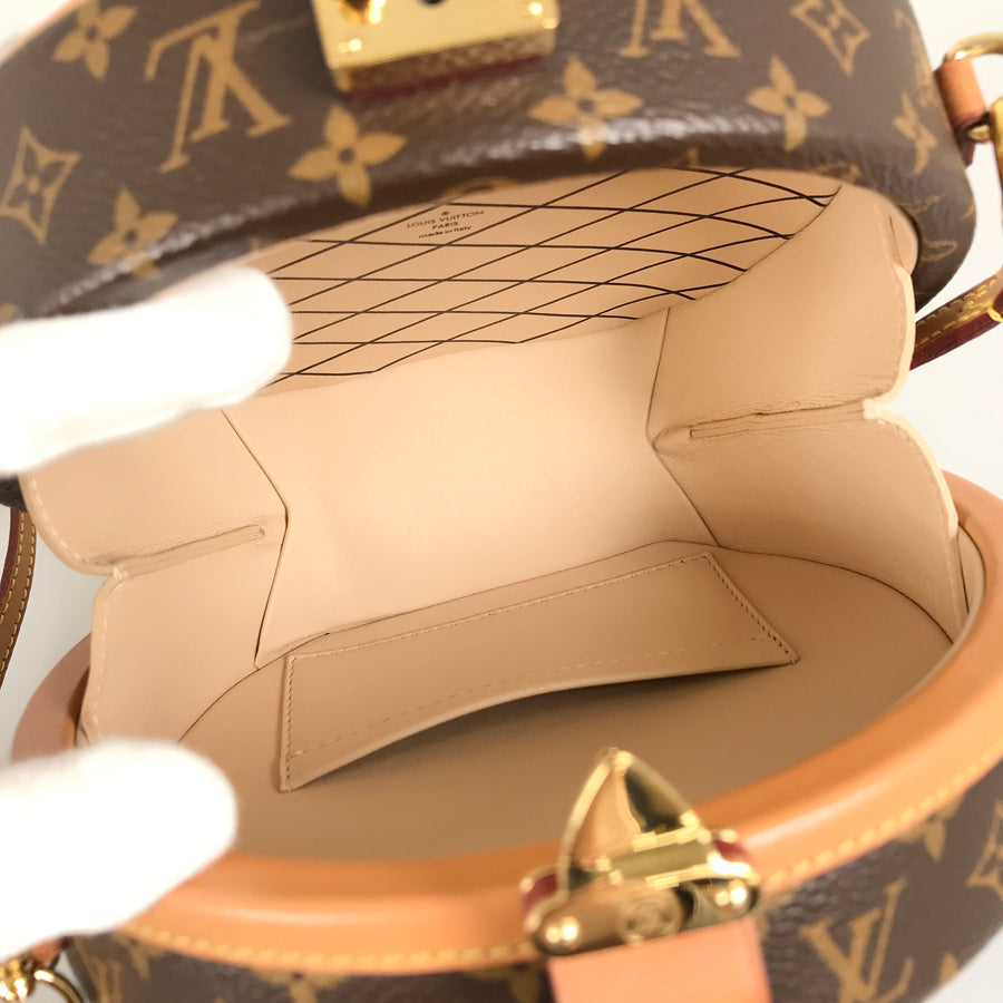 LOUIS VUITTON Monogram Petite Boite Chapeau M43514 Hand bag