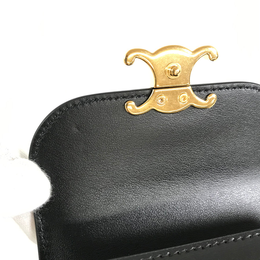 CELINE Tri-fold wallet Triomphe Compact Wallet Small Wallet Tri-fold wallet