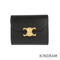 CELINE Tri-fold wallet Triomphe Compact Wallet Small Wallet Tri-fold wallet
