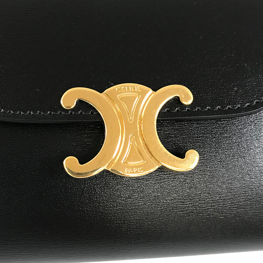 CELINE Tri-fold wallet Triomphe Compact Wallet Small Wallet Tri-fold wallet
