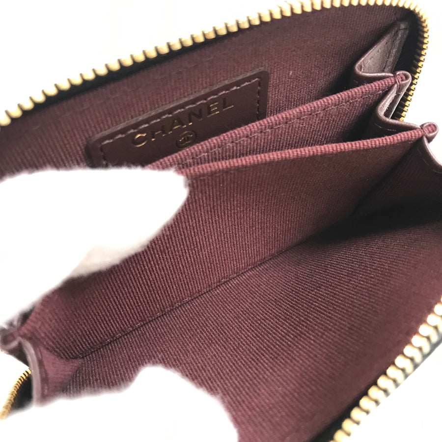 CHANEL Matelasse Classic zip coin purse Coin purse