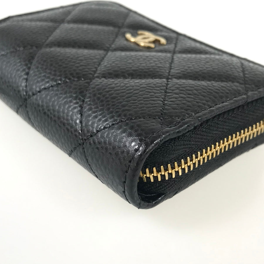 CHANEL Matelasse Classic zip coin purse Coin purse