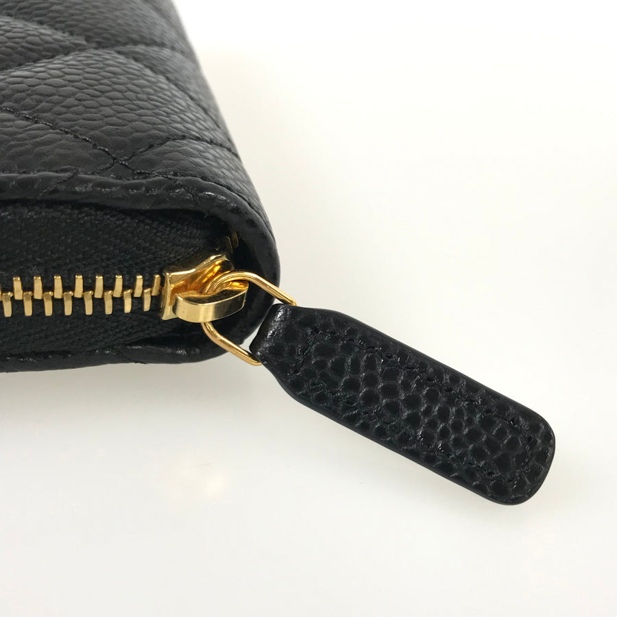 CHANEL Matelasse Classic zip coin purse Coin purse