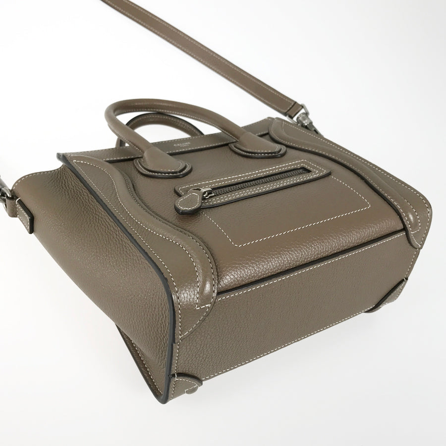 CELINE Luggage Nano Shopper 189243DRU.09SO Hand bag