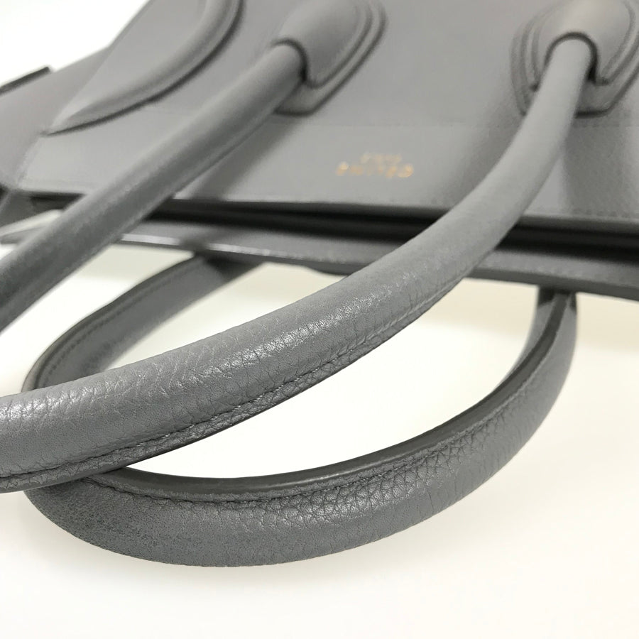 CELINE Luggage Micro shopper Hand bag