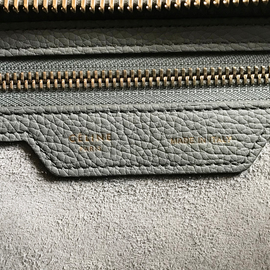 CELINE Luggage Micro shopper Hand bag