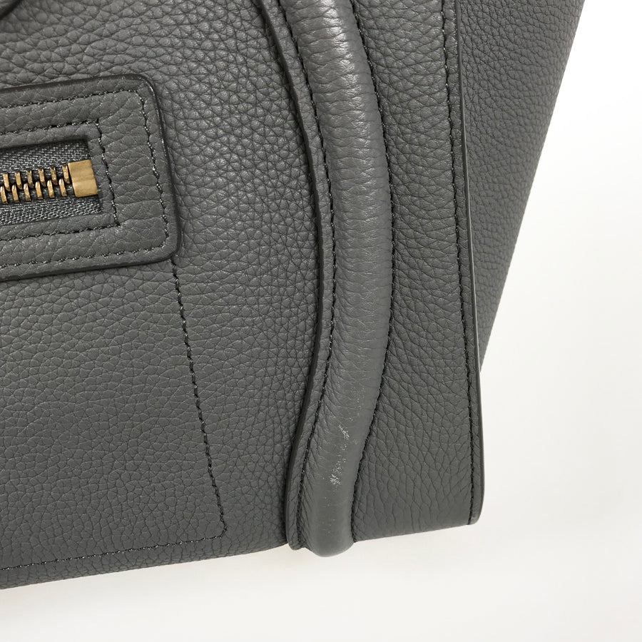CELINE Luggage Micro shopper Hand bag