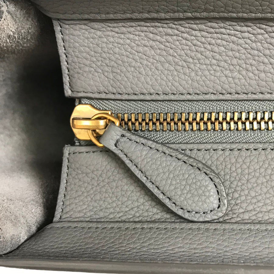 CELINE Luggage Micro shopper Hand bag