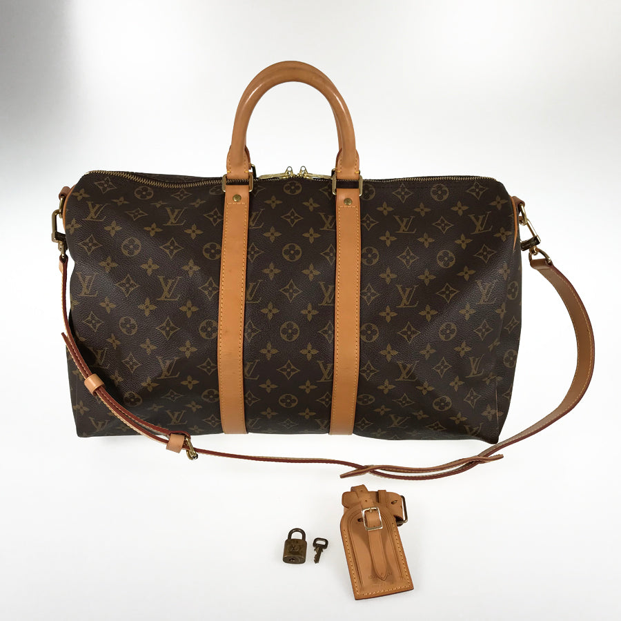 LOUIS VUITTON Monogram Keepall Bandouliere 45 M41418 Boston bag