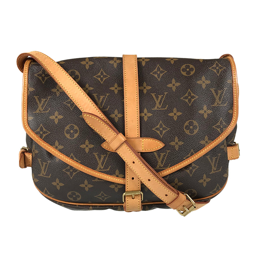LOUIS VUITTON Monogram Saumur 30 M42256 Shoulder bag