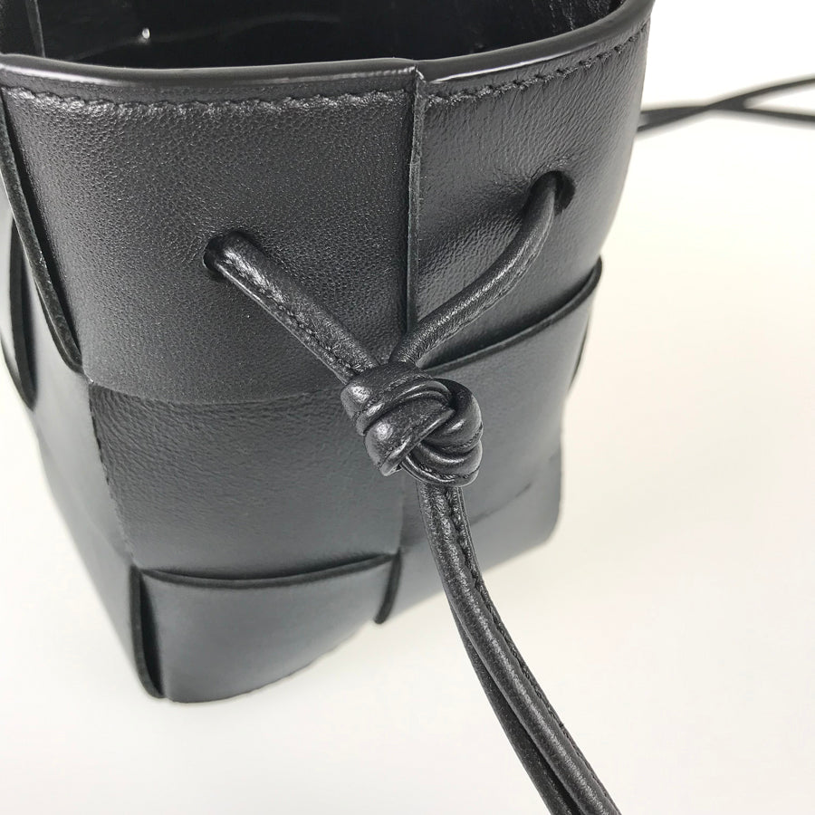 BOTTEGA VENETA Maxi Intrecciato Cassette Mini Crossbody Bucket Shoulder bag