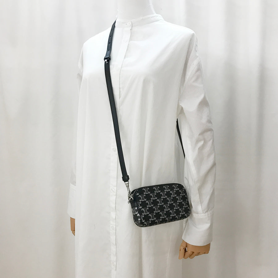 CELINE Triomphe horizontal pouch Shoulder bag