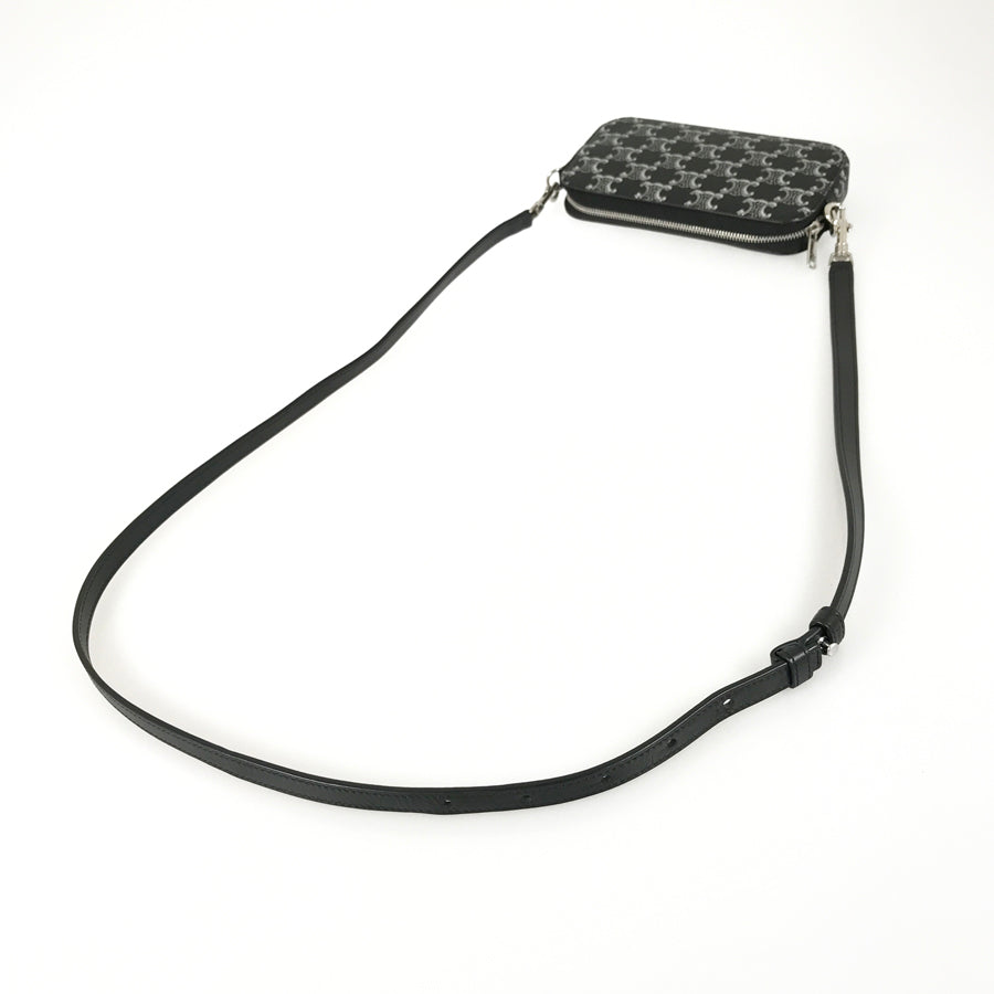 CELINE Triomphe horizontal pouch Shoulder bag