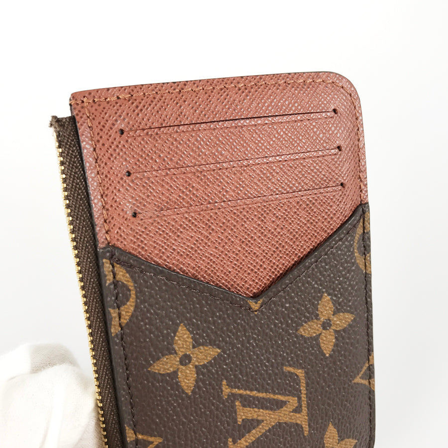 LOUIS VUITTON Monogram Porte Cartes Romy M81880 Fragment case