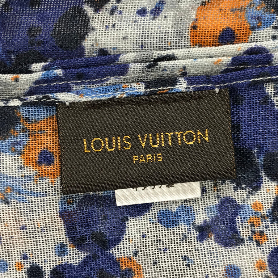 LOUIS VUITTON Ethole Paint Splash M70608 Unisex Stoles