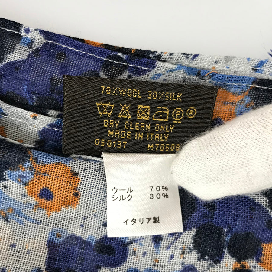 LOUIS VUITTON Ethole Paint Splash M70608 Unisex Stoles