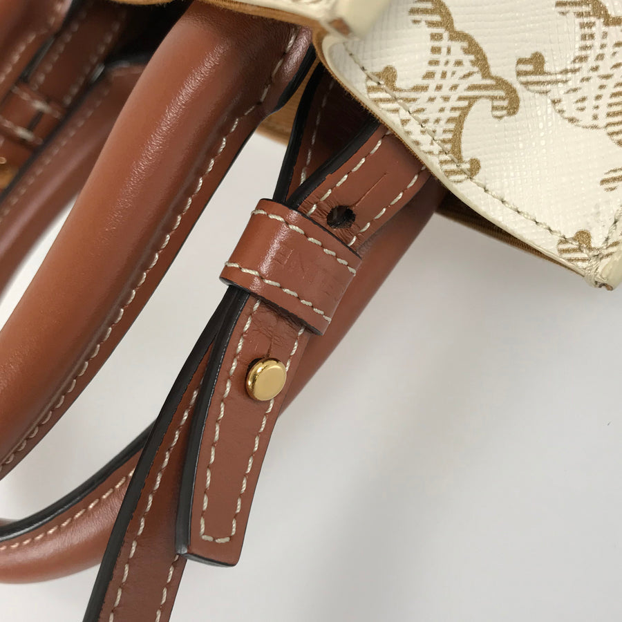 CELINE Triomphe mini vertical cover Hand bag