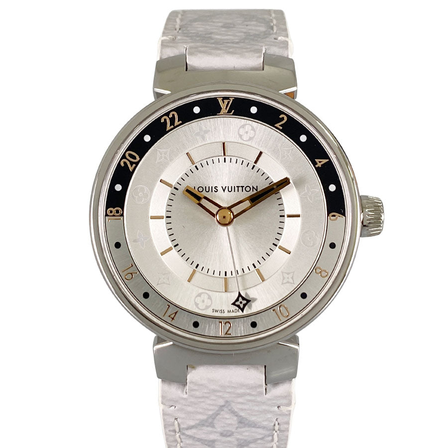 LOUIS VUITTON Tambour Moon Dual Time QA104 Women's Watch