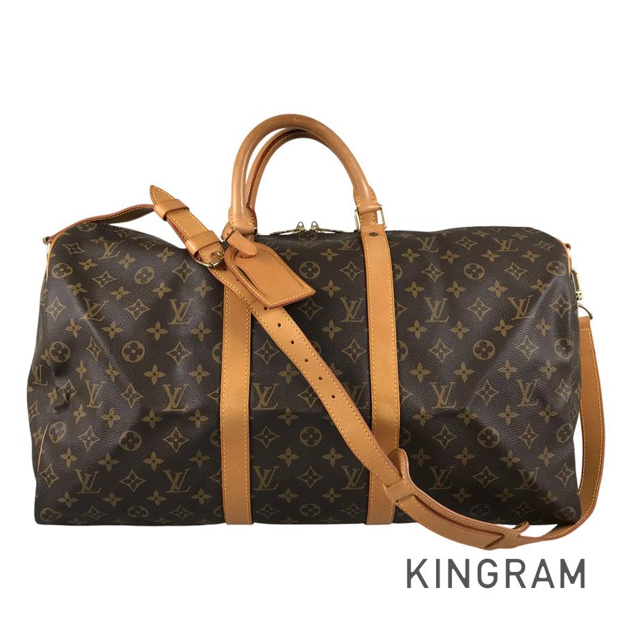LOUIS VUITTON Monogram Keepall Bandouliere 55 M41414 Boston bag