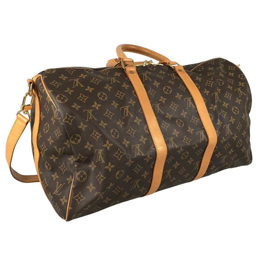 LOUIS VUITTON Monogram Keepall Bandouliere 55 M41414 Boston bag